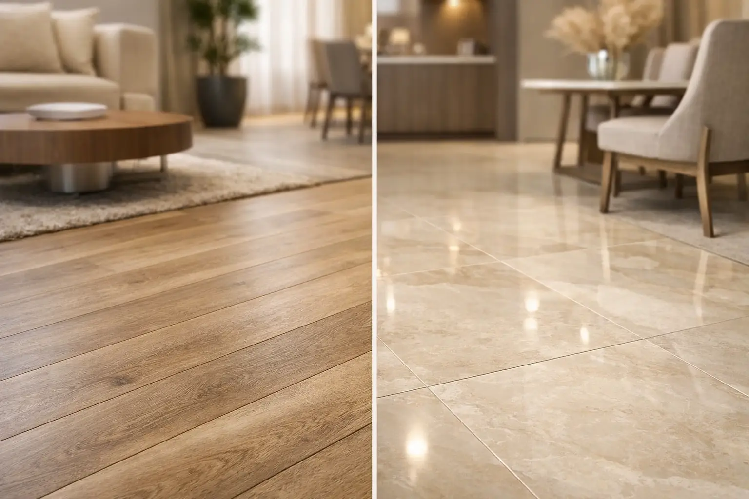 LVT ou porcelanato: qual faz mais sentido?